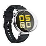 Huawei Watch GT5 41mm Uyumlu Kolay Takılabilir Takma Aparatlı Temperli Cam Ekran Koruyucu 