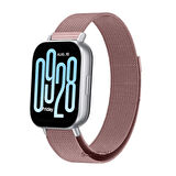 Redmi Watch 5 Active Redmi 5 Lite Uyumlu Kordon Kordon Woven Wire Tasarım Metal Hasır Kordon