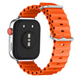 Redmi Watch 5 Active Redmi 5 Lite Uyumlu Kordon Kordon Ocean Tasarım Metal Toka Soft Silikon Kordon