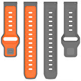 Huawei Watch GT5 46mm ve GT5 46mm İle Uyumlu Çift Renkli Spor Silikon Kordon Nefes Alabilir Konforlu