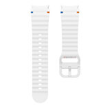 Samsung Galaxy Watch 5 40mm-44mm İle Uyumlu Metal Tokalı Dalgalı Spor Silikon Kordon