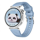 Sneezy Huawei Watch GT5 Pro 42mm İle Uyumlu Prism Metal Tokalı Soft Yumuşak Silikon Kordon