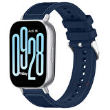 Redmi Watch 5 Active Redmi 5 Lite Uyumlu Kordon Dikiş Desenli Dokuma Silikon Kordon