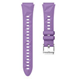 Sneezy Huawei Watch GT5 Pro 42mm İle Uyumlu Prism Metal Tokalı Soft Yumuşak Silikon Kordon