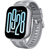 Redmi Watch 5 Active Redmi 5 Lite ile Uyumlu Metal Tokalı Dikiş Detaylı Şık Dokuma Silikon Kordon