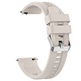 Sneezy Huawei Watch GT5 Pro 46mm İle Uyumlu Spor Silikon Metal Tokalı Soft Saat Kordonu