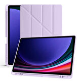 Samsung Galaxy Tab S9 Fe Plus X610 12.4 İnç Katlanabilir Kalemlikli Standlı Akıllı Kılıf
