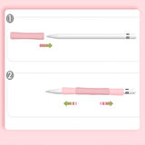 Apple Pencil 1-2 Nesil Pro USB-C Uyumlu Soft Yumuşak Silikon Kalem Tutucu Zarif Ve Rahat Kullanım