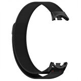 Sneezy Xiaomi Mi Band 8 Uyumlu Metal Hasır Kordon