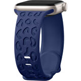 Apple Watch Uyumlu 38 40 41mm Leopar Desenli Yumuşak Silikon Kordon Seri 2 3 4 5 6 Se 7 8 9 10 42mm