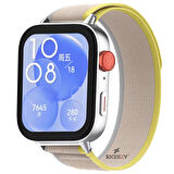 Huawei Watch Fit 3 İle Uyumlu Wander Trail Loop Nylon Hasır Kordon