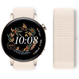 Huawei Watch GT3 42mm GT2 42mm İle Uyumlu Ayarlanabilir Cırt Cırtlı Yumuşak Spor Kumaş Örgü Kordon