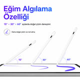 iPad 7/8/9 Nesil 10.2 inç ile Uyumlu NotePen Gen3 Stylus Kalem Avuç İçi Algılama Eğim Destekli