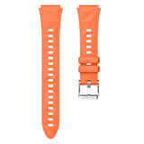 Sneezy Huawei Watch GT5 41mm İle Uyumlu Prism Metal Tokalı Soft Yumuşak Silikon Kordon