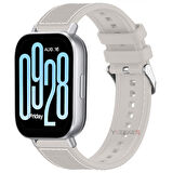 Redmi Watch 5 Active Redmi 5 Lite Uyumlu Kordon Dikiş Desenli Dokuma Silikon Kordon