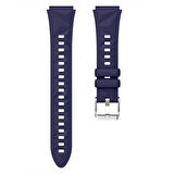 Sneezy Huawei Watch GT5 41mm İle Uyumlu Prism Metal Tokalı Soft Yumuşak Silikon Kordon