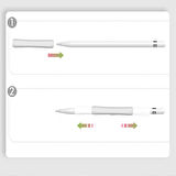 Apple Pencil 1-2 Nesil Pro USB-C Uyumlu Soft Yumuşak Silikon Kalem Tutucu Zarif Ve Rahat Kullanım