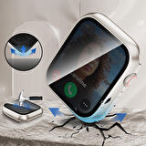 İOS Watch Series 7 8 9 41mm Uyumlu Hayalet PC Sert Kasa Ekran Koruycu 360 Güvenli Koruma