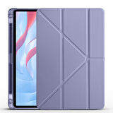 Honor Pad X9 Pad X8 Pro 11.5 Üçgen Katlanabilir Kapak Kalemlikli Dikey Standlı Akıllı Tablet Kılıfı