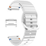 Huawei Watch Fit 3 İle Uyumlu Dalga Desenli Tokalı Yumusaş Soft Silikon Kordon