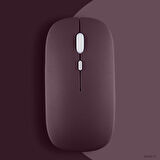 Xiaomi Tablet Şarj Edilebilir Sessiz Mouse Bluetooth + 2.4Hz Wifi Kablosuz Mouse Fare