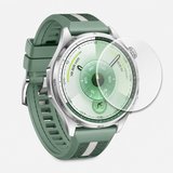 Huawei Watch GT6 46mm Uyumlu Kolay Takılabilir Takma Aparatlı Temperli Cam Ekran Koruyucu