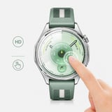 Huawei Watch GT6 46mm Uyumlu Kolay Takılabilir Takma Aparatlı Temperli Cam Ekran Koruyucu