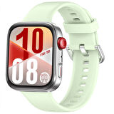 Huawei Watch Fit 4 Fit 4 Pro İle Uyumlu Metal Tokalı Yumusaş Soft Silikon Kordon Kayış