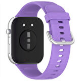 Huawei Watch Fit 4 Fit 4 Pro İle Uyumlu Metal Tokalı Yumusaş Soft Silikon Kordon Kayış