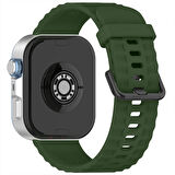 Huawei Watch Fit3 Fit 4 Fit 4 Pro İle Uyumlu GlacierFlex Metal Tokalı Spor Silikon Kordon