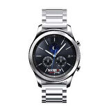 Huawei Watch GT5 46mm Uyumlu Kordon Paslanmaz Döküm Çelik Metal Baklalı Kordon