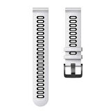 Huawei Watch GT6 46mm İle Uyumlu Stride Çift Renkli Tokalı Yumuşak Ocean Soft Silikon Kordon