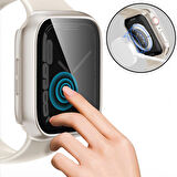 İOS Watch 2 3 4 5 6 44mm Uyumlu Hayalet PC Sert Kasa Ekran Koruycu 360 Güvenli Koruma