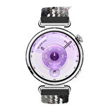 Sneezy Huawei Watch GT6 41mm İle Uyumlu Metal Klips Solo Fiberlink Kumaş Örgü Kordon