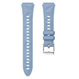 Sneezy Huawei Watch GT4 41mm İle Uyumlu Prism Metal Tokalı Soft Yumuşak Silikon Kordon