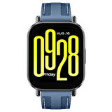 Redmi Watch 5 Active Redmi 5 Lite ile Uyumlu Metal Tokalı Dikiş Detaylı Şık Dokuma Silikon Kordon