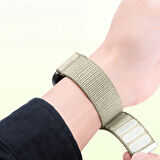 Samsung Galaxy Watch 8 44mm 40mm 47mm İle Uyumlu Naylon Spor Loop Kordon Ayarlanabilir Rahat ve Dayanıklı