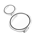 Samsung Galaxy Watch 8 40mm Uyumlu Kılıf Sert PC Kasa ve Ekran Koruyucu Kılıf