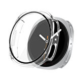 Samsung Galaxy Watch 8 40mm Uyumlu Kılıf Sert PC Kasa ve Ekran Koruyucu Kılıf