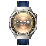 Sneezy Huawei Watch GT6 Pro 46mm ile Uyumlu Metal Tokalı Dikiş Detaylı Şık Dokuma Silikon Kordon