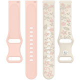 Redmi Watch 5 Active Redmi 5 Lite İle Uyumlu FloraFlex Çiçek Desenli Silikon Kordon