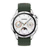 Sneezy Huawei Watch GT5 46mm İle Uyumlu 22mm Metal Klips Solo Fiberlink Örgü Kordon