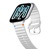 Redmi watch 5 Lite 5 Active İle Uyumlu Dalga Desenli Tokalı Yumusaş Soft Silikon Kordon