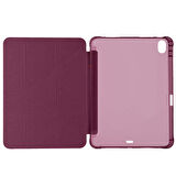 Apple iPad Air 10.9'' 2022/2020 Uyumlu Üçgen Katlanabilir Kalem Şarj Bölmeli Standlı Kılıf