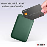 İphone 16-16 Plus - 16 Pro - 16 Pro max Uyumlu Birinci Sınıf Magsafe Cüzdan Magsafe Deri Kartlık