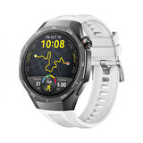 Huawei Watch Gt5 Pro 46mm İle Tam Uyumlu Kordon Metal Tokalı Yumuşak Silikon Kordon Kayış