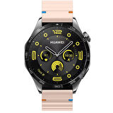 Huawei Watch GT5 46mm İle Uyumlu Dalga Desenli Tokalı Yumusaş Soft Silikon Kordon