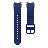 Samsung Galaxy Watch 5 40mm-44mm İle Uyumlu Metal Tokalı Dalgalı Spor Silikon Kordon