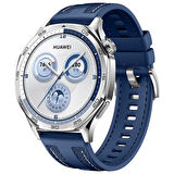 Sneezy Huawei Watch GT5 Pro 46mm ile Uyumlu Metal Tokalı Dikiş Detaylı Şık Dokuma Silikon Kordon