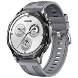Sneezy Huawei Watch GT5 Pro 46mm ile Uyumlu Metal Tokalı Dikiş Detaylı Şık Dokuma Silikon Kordon
